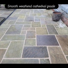 Reclaimed Yorkstone Paving Of