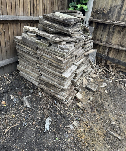 Grey square stone - square,