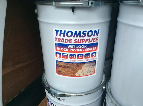 Driveway sealer block - driveway,