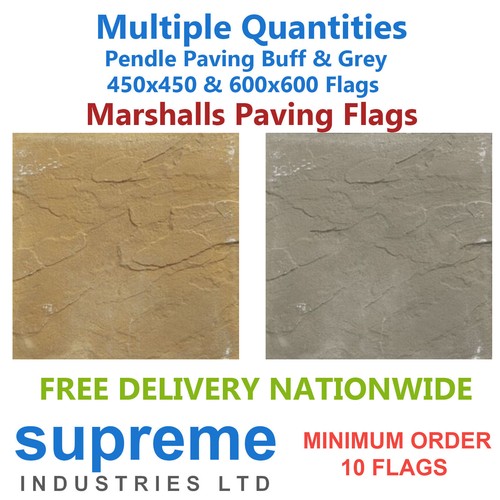Pendle riven paving slabs - paving,